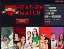 Tablet Screenshot of heathenmatch.com